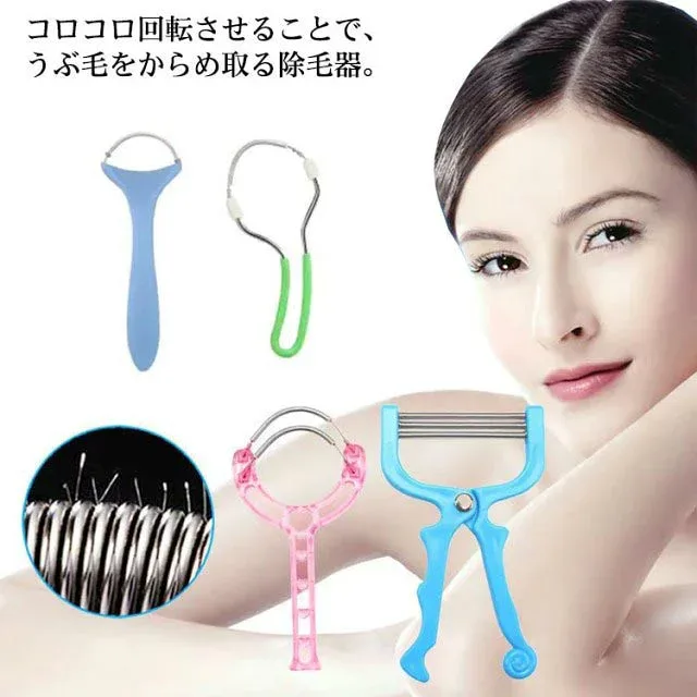 【最大50%オフクーポン】うぶ毛 うぶ毛取り 脱毛スティック 顔 背中 産毛 除去 除毛 コイル 毛抜 フェイスエピローラー ムダ毛 脱毛 無痛 脱毛機 ムダ毛処理 電気不要 簡単お手入れ ムダ毛ケア