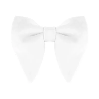 Allegra K ベルベット ボウタイ メンズ 蝶ネクタイ フォーマル パーティー 結婚式 クリームホワイト One Size