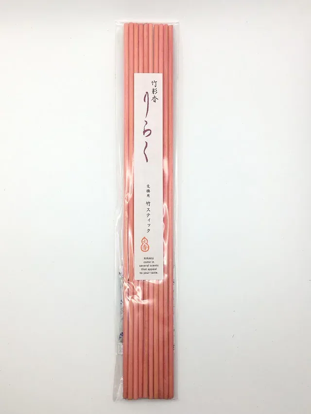 竹彩香 りらく 交換用竹スティック さくら (10本入)×1個 4904872370437