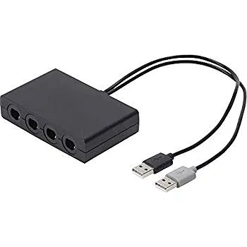 【中古】CYBER ・ GCコントローラー変換アダプター ( SWITCH 用) ブラック - Switch mxn26g8