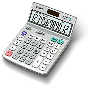 【中古】(未使用・未開封品) カシオ CASIO グリーン購入法適合電卓 12桁 時間・税計算 デスクタイプ DF-120GT-N sdt40b8