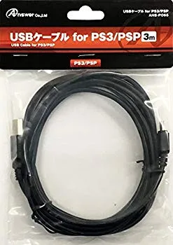 【中古】(未使用・未開封品) PS3コントローラ/PSP用USBケーブル for PS3/PSP 3m 6k88evb