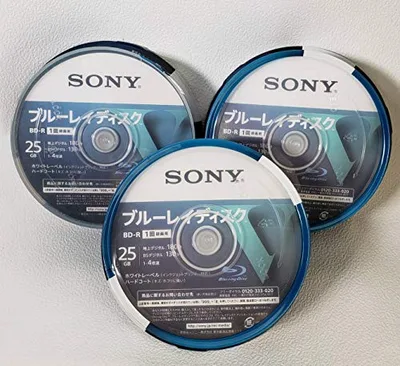 【中古】【非常に良い】ソニー ブルーレイディスク R4倍速1層 Vシリーズ 25BNR1VLPS4 25枚入 ×3点セット(4548736037250)