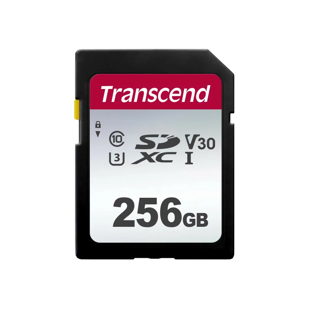 【中古】【非常に良い】トランセンド SDカード 256GB UHS-I U3 V30 Class10 (最大転送速度100MB/s)【データ復旧ソフト無償提供】TS256GSDC300S-E