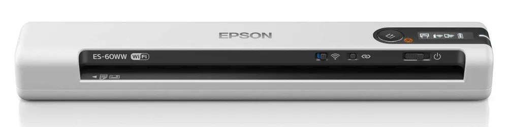 【中古】【非常に良い】エプソン スキャナー ES-60WW (モバイル/A4/USB対応/Wi-Fi対応/ホワイト)