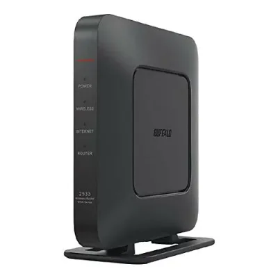 【中古】【非常に良い】BUFFALO 無線LAN親機 11ac/n/a/g/b 1733+800Mbps AirStation ブラック WSR-2533DHPL2-BK