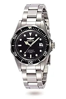 【中古】INVICTA Pro Diver IN-8932 Men's Stainless Steel Black Dial Watch