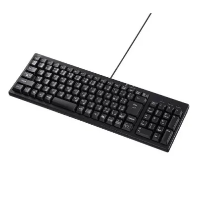 サンワサプライ 直送 USBハブ付コンパクトキーボード