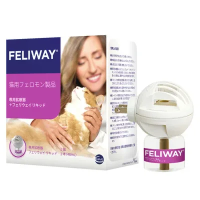 【あす楽】『フェリウェイ専用拡散器+リキッド×1個セット』猫用【セバ・ジャパン】(フェリウェイ拡散器)【猫用フェロモン製品】 (発)