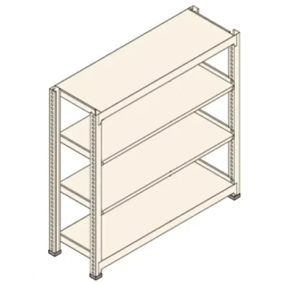 【ポイント10倍】【直送品】 ダイフク グッシェルフ NT GSN-K1218C4D 《中量物保管棚》 【大型】