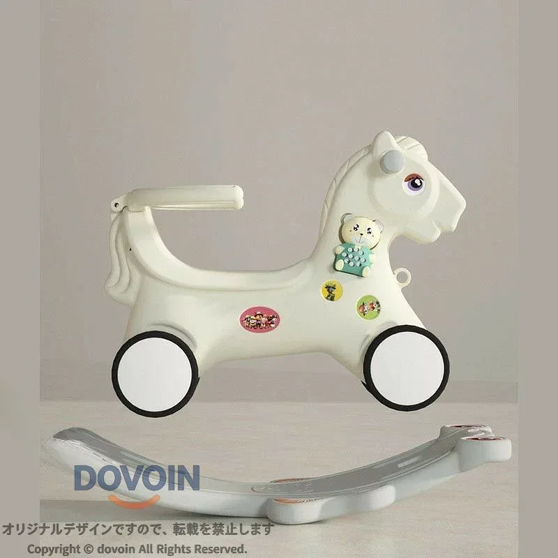 3way 選べる2色 木馬 乗用玩具 おもちゃ 赤ちゃん歩行器 ベビーウォーカー 乳幼児用歩行車 子どもの木馬 ガードレール 四輪車 1-5歳子ども 乗り物おもちゃ 足蹴り車兼用 子供用ねじり車 ギフト プレゼント お祝い 出産祝い 誕生日 室内遊具おもちゃ 雨の日 乗れる
