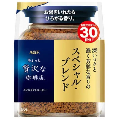 AGF ちょっと贅沢な珈琲店 スペシャル・ブレンド 60g袋×12袋入| 送料無料 コーヒー インスタントコーヒー 珈琲 ブラック ブレンドコーヒー 詰め替え