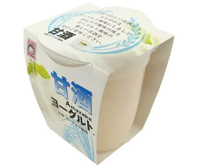 ヤマク食品 甘酒 ヨーグルト風味 180g×12個入×(2ケース)| 送料無料 あまざけ 甘酒 ストレートタイプ カップ入り