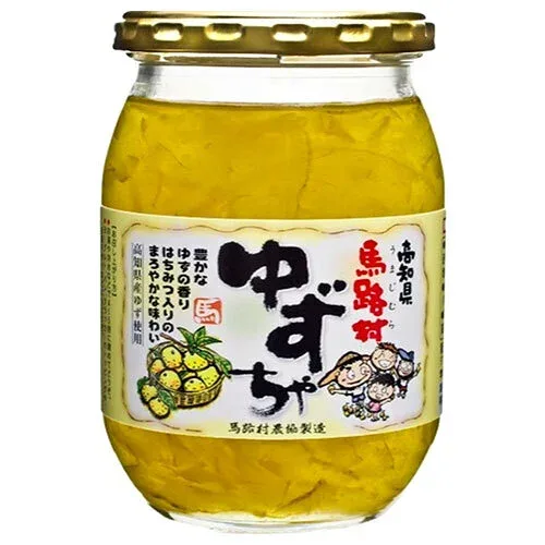 加藤美蜂園 日本ゆずレモン 馬路村ゆずちゃ 420g×12個入| 送料無料 ゆず茶 柚子 蜂蜜 れもん