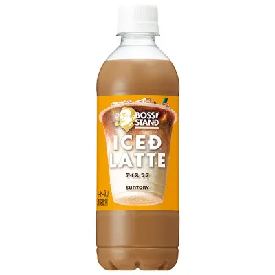 サントリー ボススタンド アイスドラテ 450mlペットボトル×24本入| 送料無料 カフェラテ PET コーヒー 珈琲