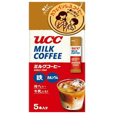 UCC ミルクコーヒー スティック (12g×5P)×24箱入| 送料無料 ucc コーヒー インスタントコーヒー 珈琲 ミルク カフェインレス
