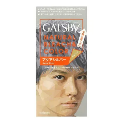 【医薬部外品】(株)マンダム ギャツビー (GATSBY) ナチュラルブリーチカラー アクアシルバー 35g+70ml