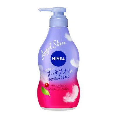 花王(株) ニベア エンジェルスキン ボディウォッシュ カシス&ハーブの香り ポンプ 480mL
