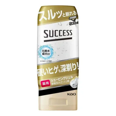 【医薬部外品】花王(株) サクセス 薬用シェービングジェル 多枚刃カミソリ用 180g
