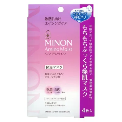 第一三共(株) ミノン もちもちふっくら艶肌マスク 24mL×4枚