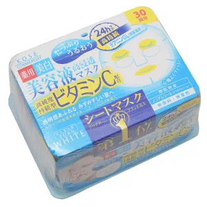【在庫のみ】コーセーコスメポート クリアターン エッセンスマスク ビタミンC 30回分