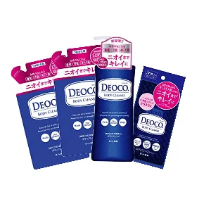 【在庫のみ】【4点セット】ロート製薬 デオコ 薬用ボディクレンズ 本体×1+つめかえ×2+シート×1の4点セット 【医薬部外品】 ボディソープ 石鹸 清潔 衛生 洗浄