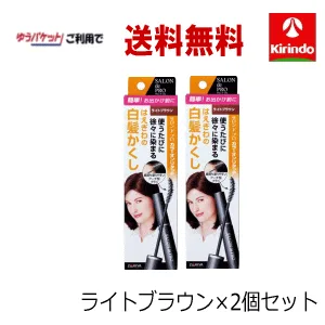 ゆうパケットで送料無料 2個セット サロンドプロ カラーオンリタッチ 白髪かくしEX ライトブラウン 15ml×2個