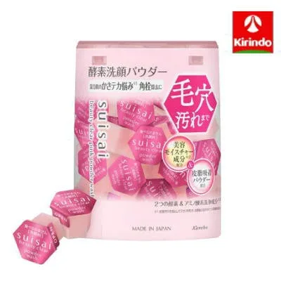 カネボウ化粧品 スイサイ(suisai) ビューティクリア ピンク パウダーウォッシュ 0.4g×32個入
