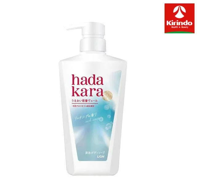 ライオン ハダカラ モイストボディケアソープ 液体タイプ リッチソープの香り 詰替え大型サイズ 750ml