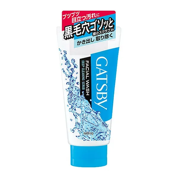 マンダムギャツビー(GATSBY)フェイシャルウォッシュ ディープクリーニングスクラブ 内容量130g