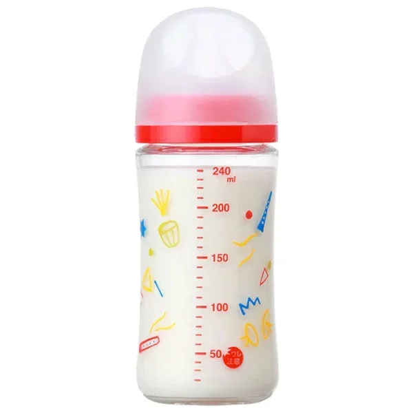 ピジョン株式会社母乳実感 哺乳びん(耐熱ガラス製)Music 240ml 1個【ドラッグピュア楽天市場店】【RCP】