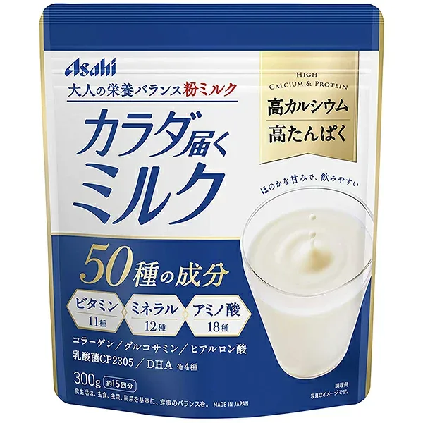 【本日楽天ポイント5倍相当】【メール便で送料無料でお届け 代引き不可】アサヒグループ食品株式会社 カラダ届くミルク 300g入<大人のバランス粉ミルク><高カルシウム・高たんぱく>【ML385】