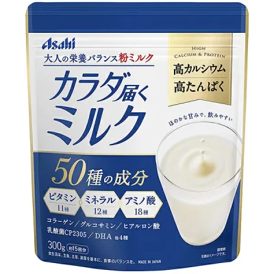 【本日楽天ポイント5倍相当】【メール便で送料無料でお届け 代引き不可】アサヒグループ食品株式会社 カラダ届くミルク 300g入<大人のバランス粉ミルク><高カルシウム・高たんぱく>【ML385】