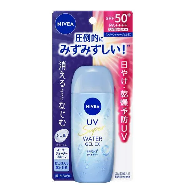 【本日楽天ポイント5倍相当】【送料無料】花王株式会社 ニベアUV ウォータージェルEX 80g<お肌に馴染みやすい 日焼け止め 汗をかいても落ちにくい>(この商品は注文後のキャンセルができません)【ドラッグピュア楽天市場店】【△】【CPT】【□】