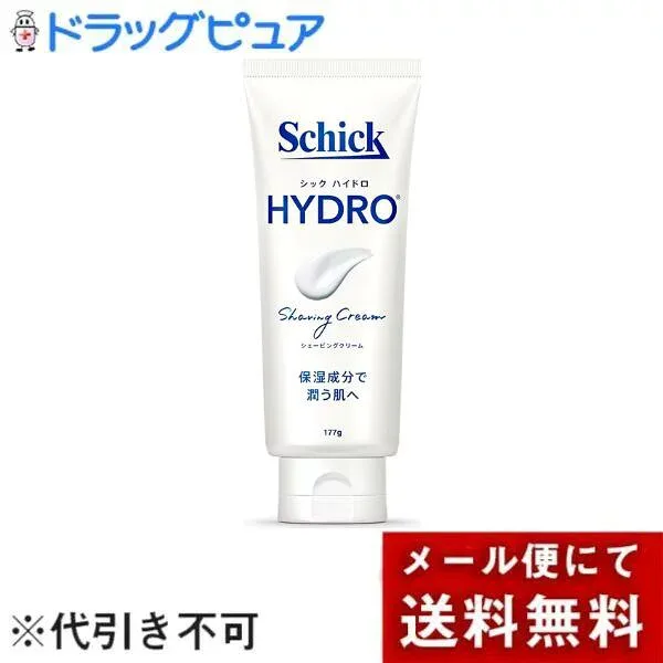 【メール便で送料無料 ※定形外発送の場合あり】シック・ジャパン株式会社ハイドロ シェービングクリーム 177g【ドラッグピュア楽天市場店】【ML385】