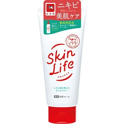 【メール便で送料無料でお届け】牛乳石鹸共進社株式会社スキンライフ 薬用洗顔フォーム【医薬部外品】 130g【ML385】【PAF】【ドラッグピュア楽天市場店】