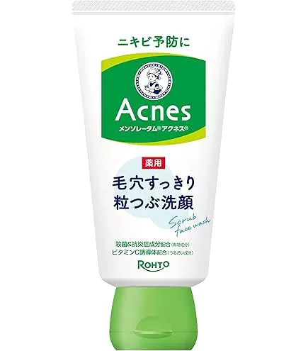 メンソレータム アクネス 薬用毛穴すっきり粒つぶ洗顔(130g)【4987241125081】