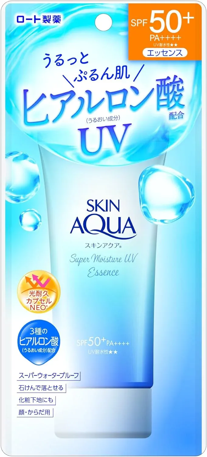 【メール便可】スキンアクア スーパーモイスチャーエッセンス(80g)【4987241190874】【SPF50+ PA++++ UV耐水性】
