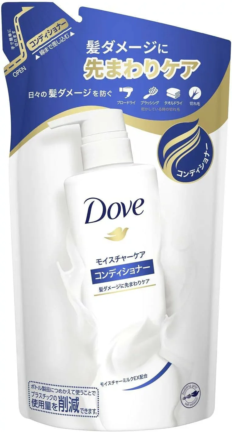 【メール便可】ダヴ モイスチャーケア コンディショナー 詰替(350g)【4902111741420】