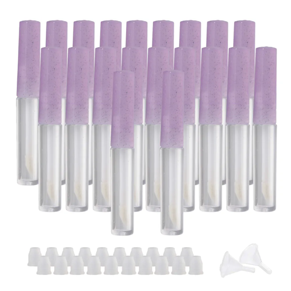 1.3ml 空のリップ グロス チューブ 透明 リップ チューブ バーム ボトル 容器 20個パック