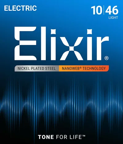 Elixir Nanoweb #12052 Light 010-046 エリクサー コーティング弦 エレキギター弦