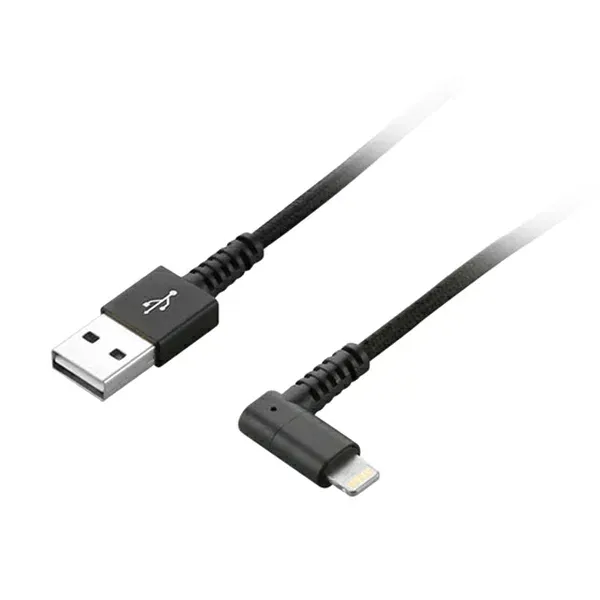 【お取り寄せ】HARMONET ハーモネット 極強ケーブル USB2.0A-Lightning L型 10cm 【HGC-2-ALL-P1MK】 ライトニング 充電用 データ転送用 【1年保証】