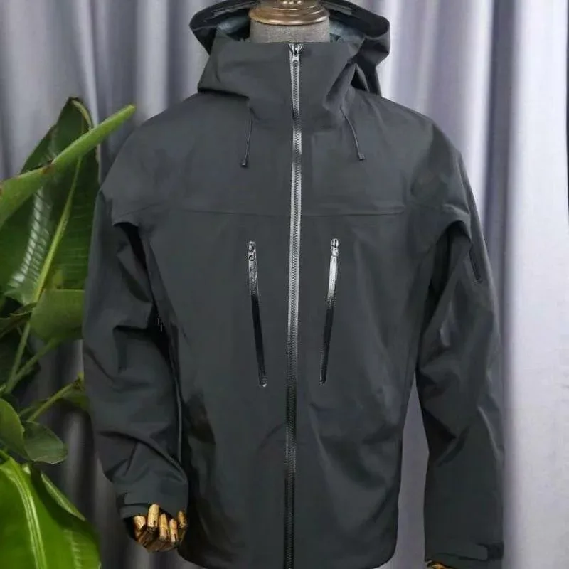 マウンテンパーカー メンズ レディース 防風 防水 登山 ジャケット アウター アウトドア ジャンパー 男女兼用 速乾性 通気性 耐摩耗性 キャンプ 旅行 黒 金 白 緑