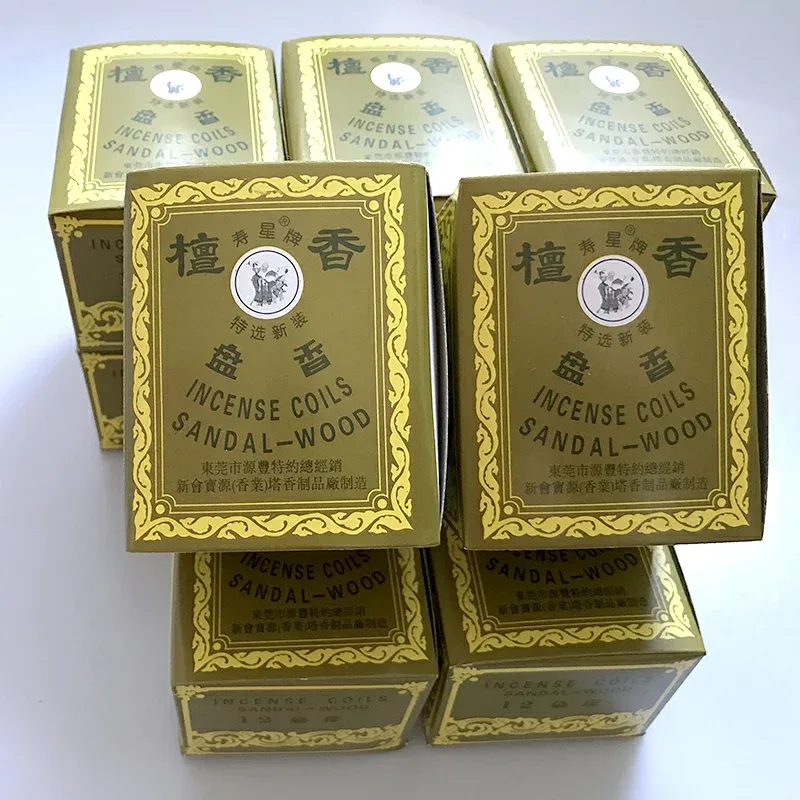 寿星牌-白檀渦巻き香(Sandalwood) 壇香10箱セット danko-10p【ラッピングNG】 【新品・正規品・送料無料】 ギフト 【】