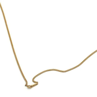ネックレス チェーン サージカルステンレス 316L 金色 2面カット喜平チェーン 幅2.2mm 長さ60cm ゴールドカラー|ネックレスチェーン チェーンネックレス チェーンのみ だけ 鎖 ステンレス アクセサリー レディース メンズ