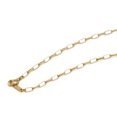 ネックレス チェーン 18金 イエローゴールド サイドカットロングロールチェーン 幅2.1mm 長さ70cm|ネックレスチェーン チェーンネックレス チェーンのみ だけ 鎖 K18YG k18 18k 貴金属 ジュエリー レディース メンズ