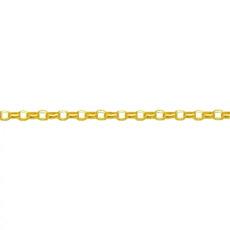 ネックレス チェーン 10金 イエローゴールド セミロングロールチェーン 幅1.7mm 長さ60cm|ネックレスチェーン チェーンネックレス チェーンのみ だけ 鎖 K10YG k10 10k 貴金属 ジュエリー レディース メンズ