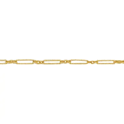 ネックレス チェーン 18金 イエローゴールド 捻りスーパーロング小豆×小豆(1対3)チェーン 幅2.6mm 長さ50cm|ネックレスチェーン チェーンネックレス チェーンのみ だけ 鎖 K18YG k18 18k 貴金属 ジュエリー レディース メンズ