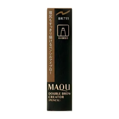 資生堂(SHISEIDO) マキアージュ ダブルブロークリエーター (ペンシル) BR711 (カートリッジ) ライトブラウン (0.2g)