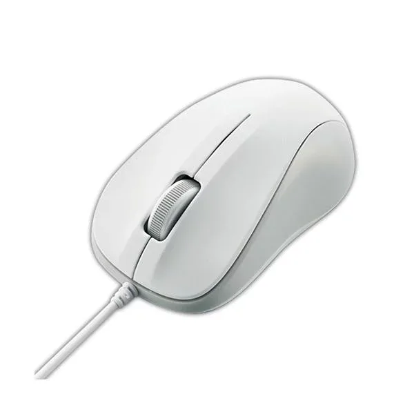 【送料無料】(まとめ)エレコム USB光学式マウス 3ボタンRoHS指令準拠 Sサイズ ホワイト M-K5URWH/RS 1個【×3セット】